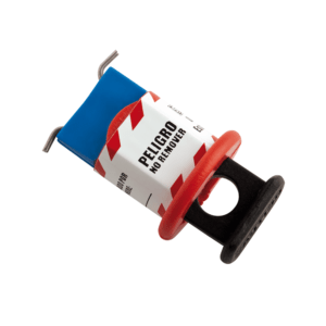 BLOQUEO DE BREAKER ELÉCTRICO AZUL DE 16 MM