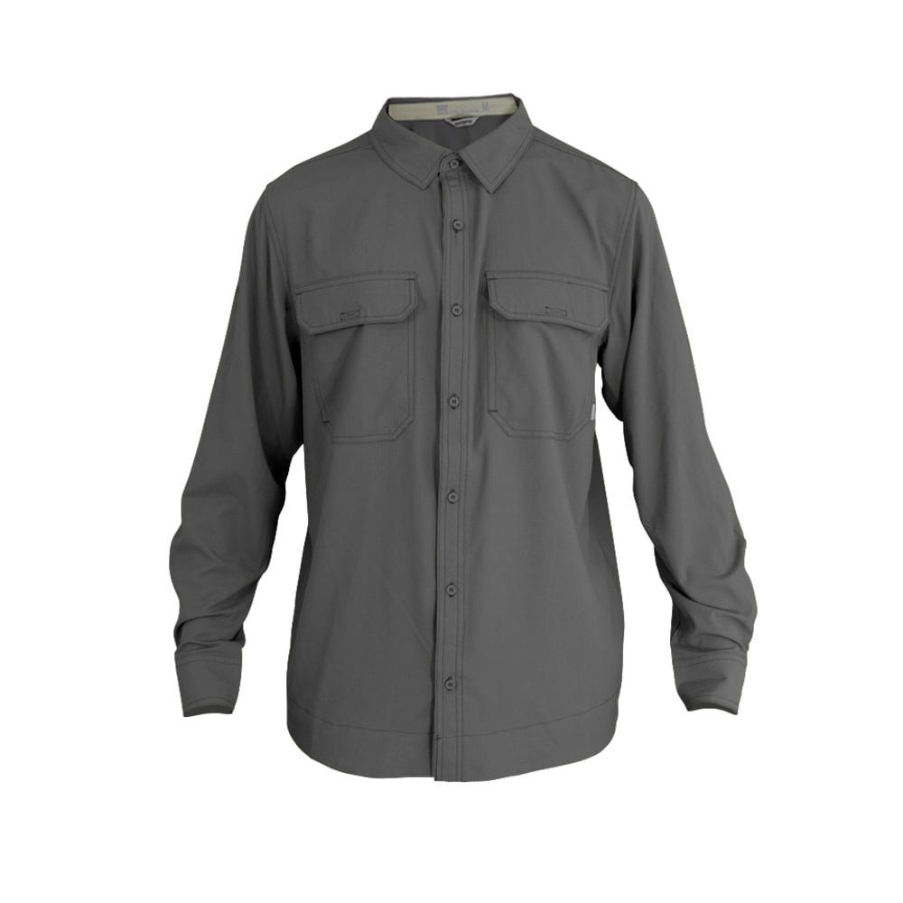 Camisa Hw Oregon Hombre Gris