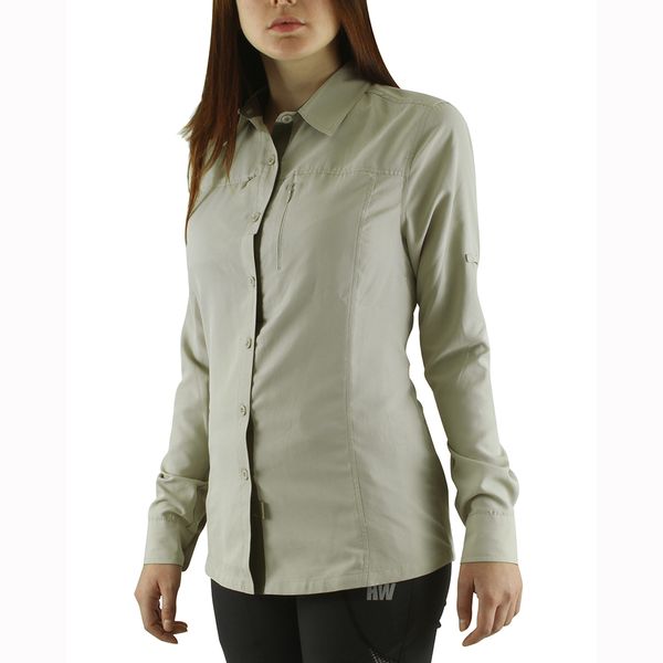 Camisa HW Arizona Mujer Beige - Imagen 4