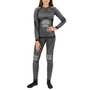 CONJUNTO INTERIOR HW PATAGONIA SPANDEX MUJER NEGRO