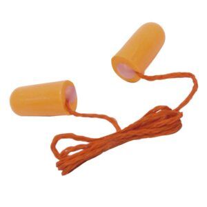 Tapón Auditivo Desechable Con Cordón, Naranjo - 31 dB (Caja 200 pares)
