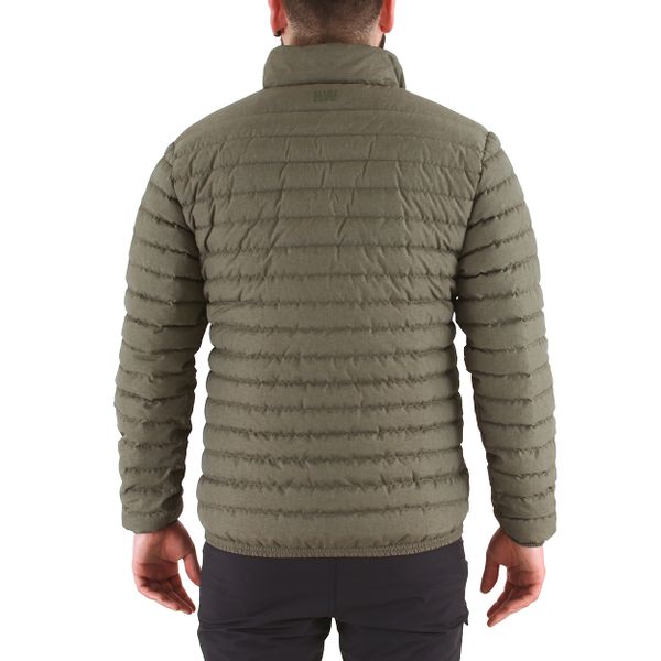 Parka Pluma HW Goose Reversible Negro/Verde Oliva - Imagen 2