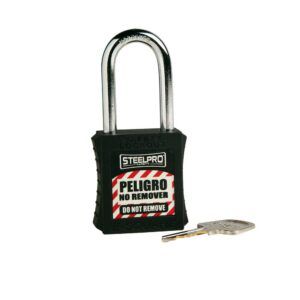 CANDADO STEELPRO X10 NEGRO