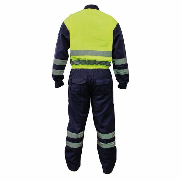 Overol Reflectivo RFX Bicolor Azul/Amarillo Fluor - Imagen 2