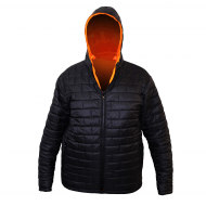 PARKA HW COCHAMO POLARIS REVERSIBLE NEGRA/ NARANJO C/CINTA - Imagen 3