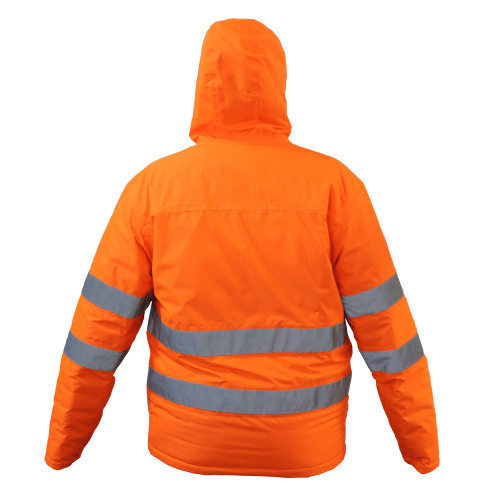 PARKA HW COCHAMO POLARIS REVERSIBLE NEGRA/ NARANJO C/CINTA - Imagen 2