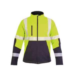 CHAQUETA SOFTSHELL HW OKLAN AMARILLO FLUOR