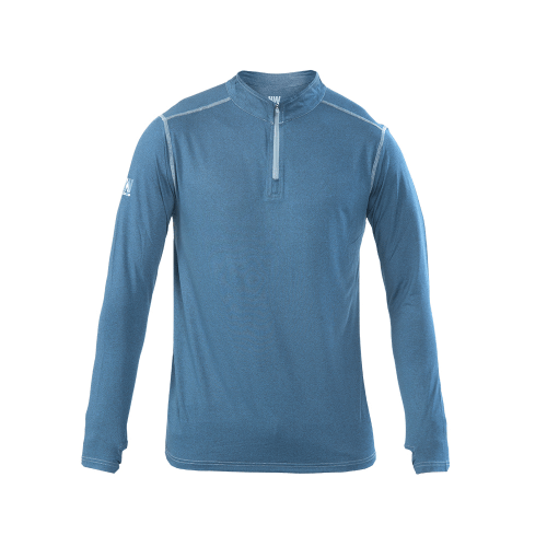 POLERA DRY FIT HW SPX MANGA LARGA HOMBRE DEEP BLUE