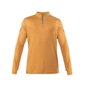 POLERA DRY FIT HW SPX MANGA LARGA HOMBRE MUSTARD