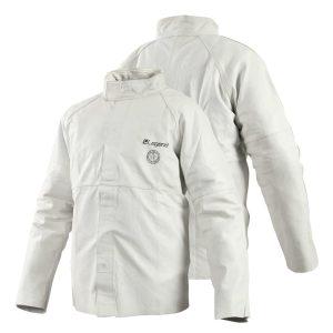 CHAQUETA SOLDADOR CUERO KEVLAR